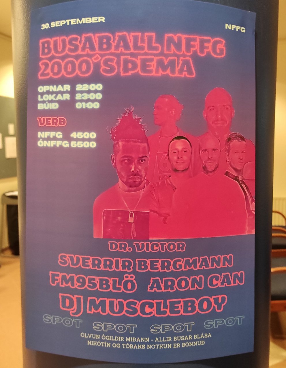 Busaball verður 30.september á SPOT