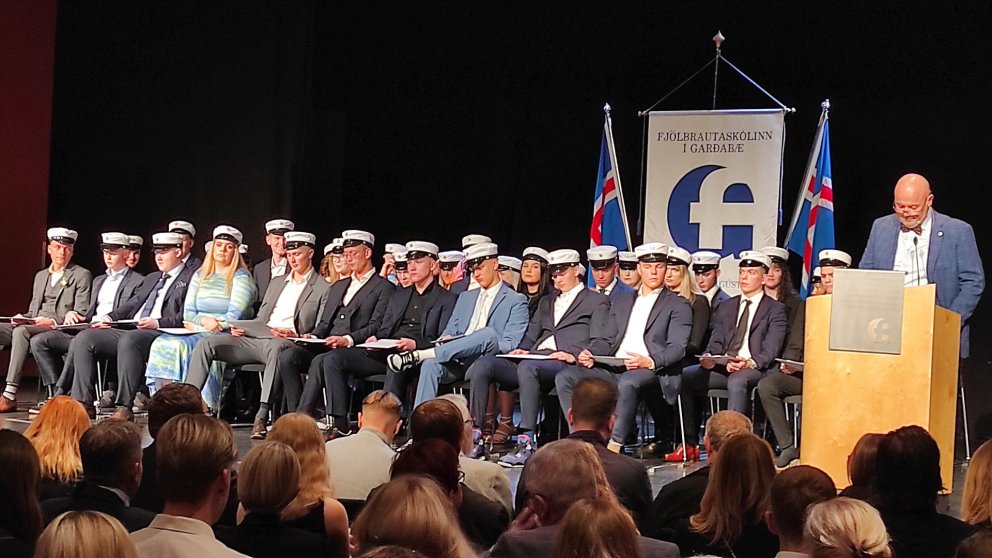 Brautskráning í Urðarbrunni 18.nóvember 2022.