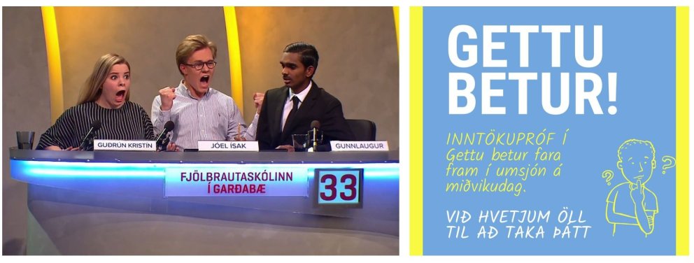 FG vann Gettu betur í fyrsta sinn árið 2018 og þá var gaman.