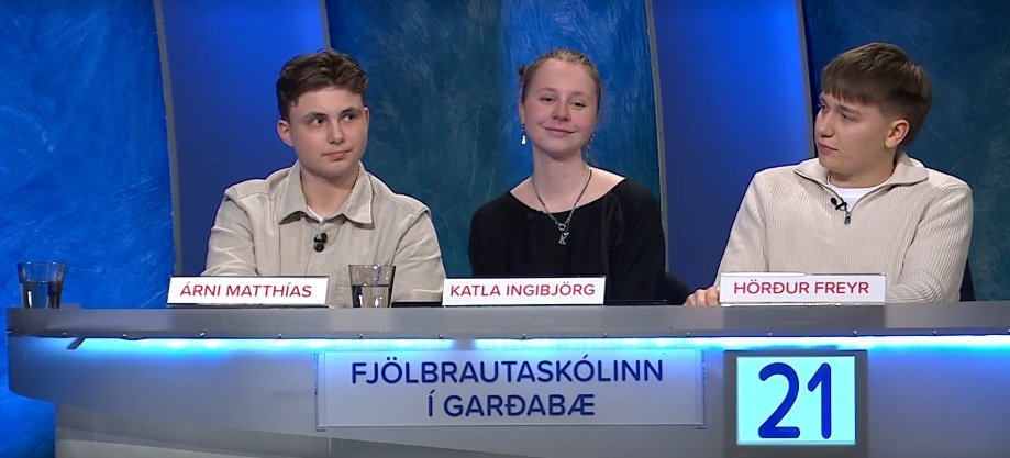 Lið FG lauk keppni í Gettu betur 2025 þann 12.febrúar, en við þökkum Árna, Kötlu og Herði kærlega fy…