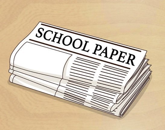 Skólablað á ensku