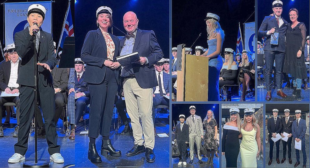 Svipmyndir frá brautskráningu á haustönn 2023.