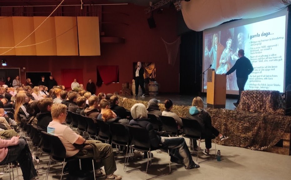 Góðgerðarvika stendur í FG 7.-10.apríl. Myndin er frá kynningu BUGL á þeirra starfi þann 7.apríl.