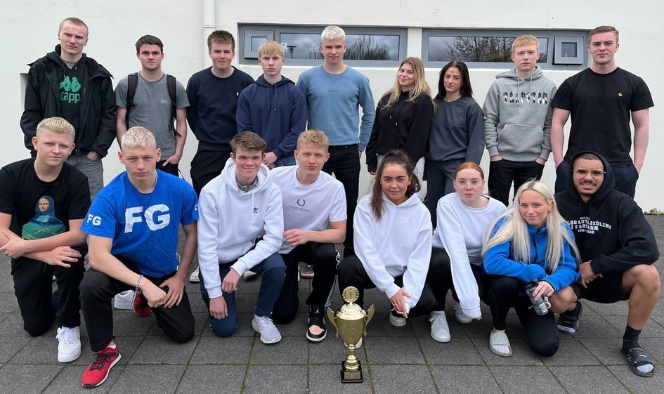 Keppendur FG sem unnu, til hamingju.