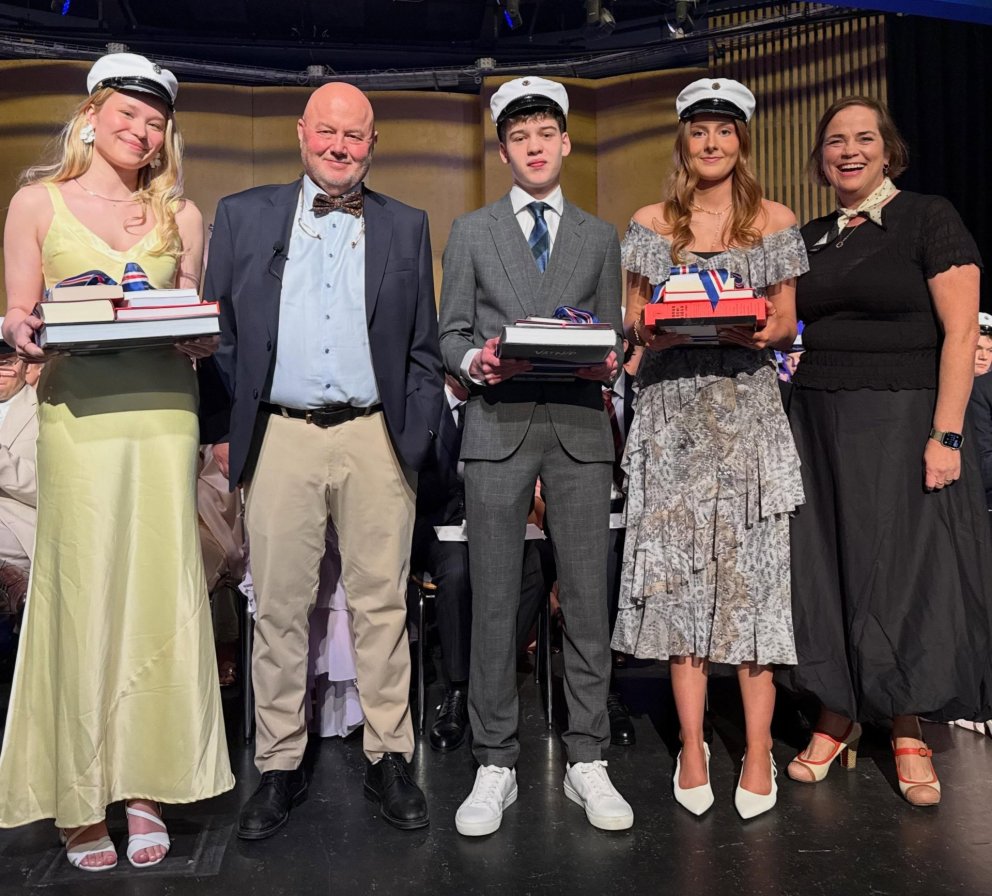 Frá vinstri: Helga Sóley Waagfjörð, Kristinn Þorsteinsson, Jónas Breki Guðmundsson, Helga Vala Ólafs&hellip;