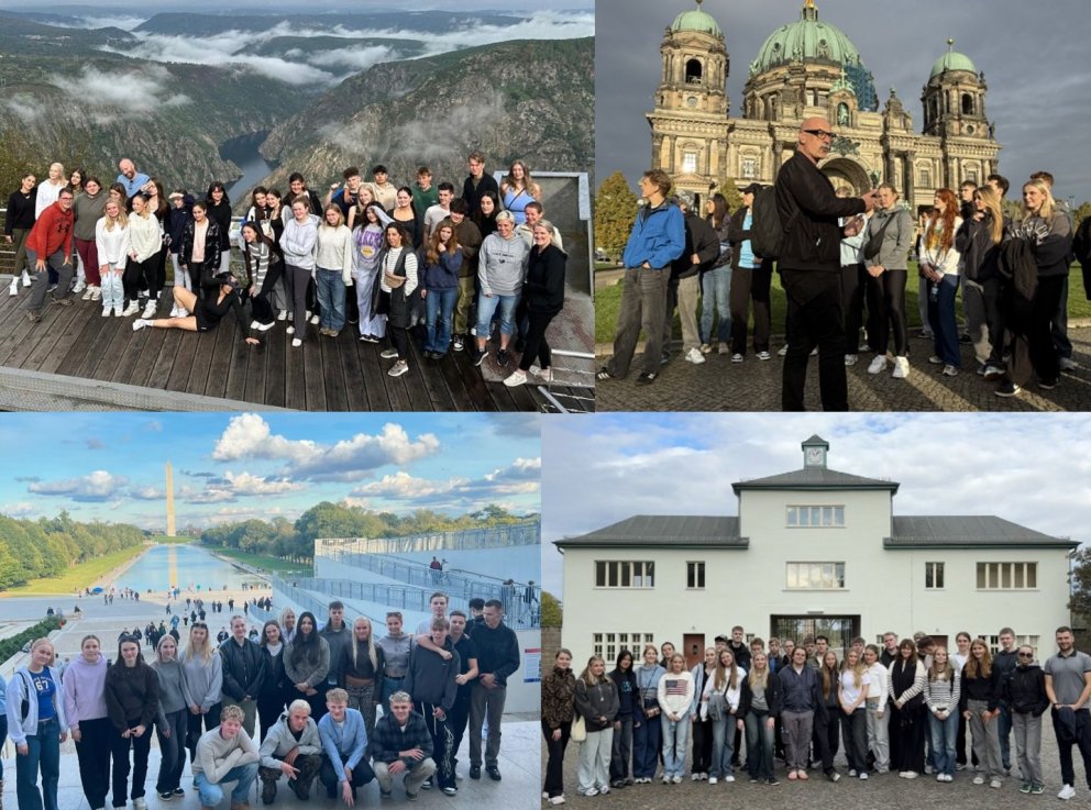 Nemendahópar frá FG hafa verið á flakki að undanförnu