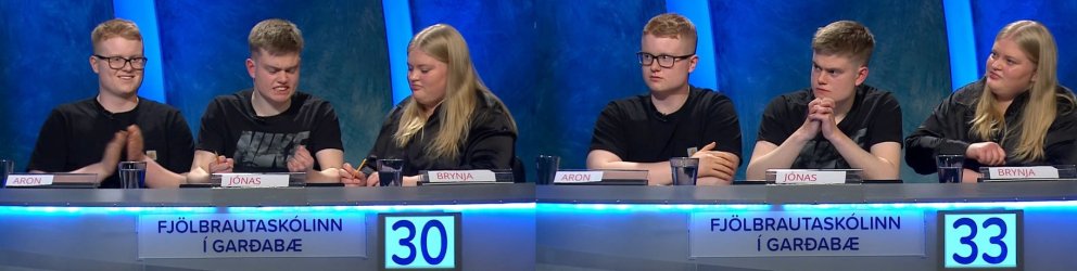 Spennustigið er oft hátt í Gettu betur