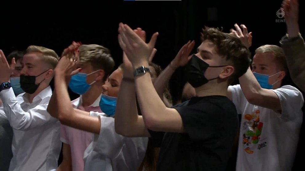 Yfirleitt er mikið stuð í sjónvarpsútsendingum Gettu betur (skjáskot af RÚV.is)