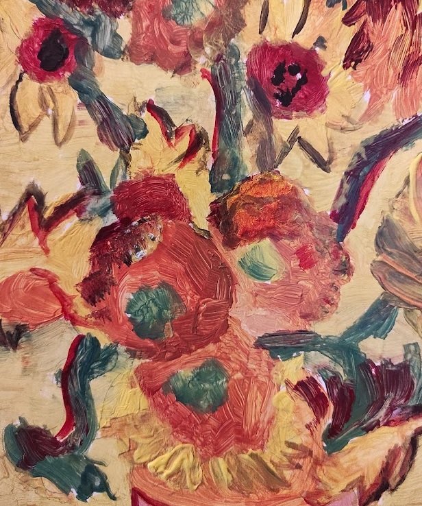 Nemendaverk, innblásið af Hollendingnum Vincent van Gogh