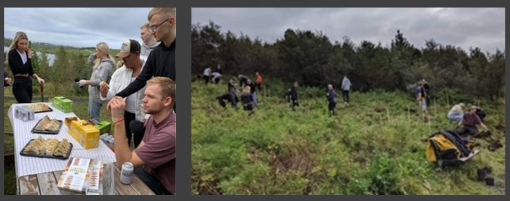 Umhverfisvika var haldin í FG um miðjan september.