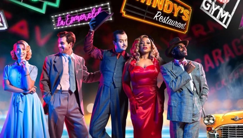 Frá uppfærslu á Guys and Dolls í London. Verkið verðu sýnt í FG í vor.