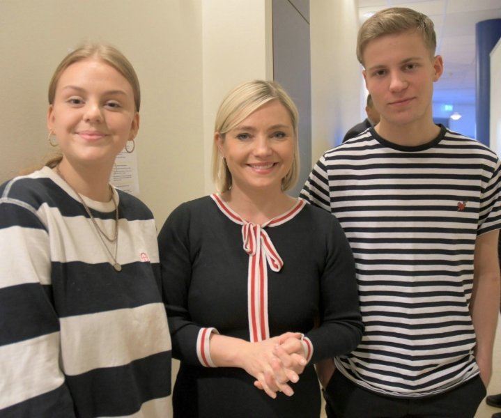 Mennta og menningarmálaráðherra heimsótti FG