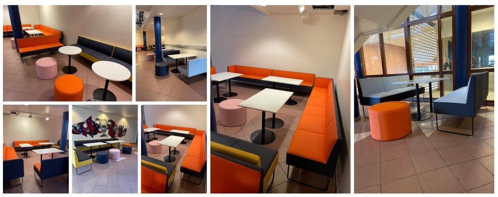 Kiddi splæsti í nýjar græjur á milli anna. Ekki amalegt að vinna á þessu, jafnvel fá sér kríu.