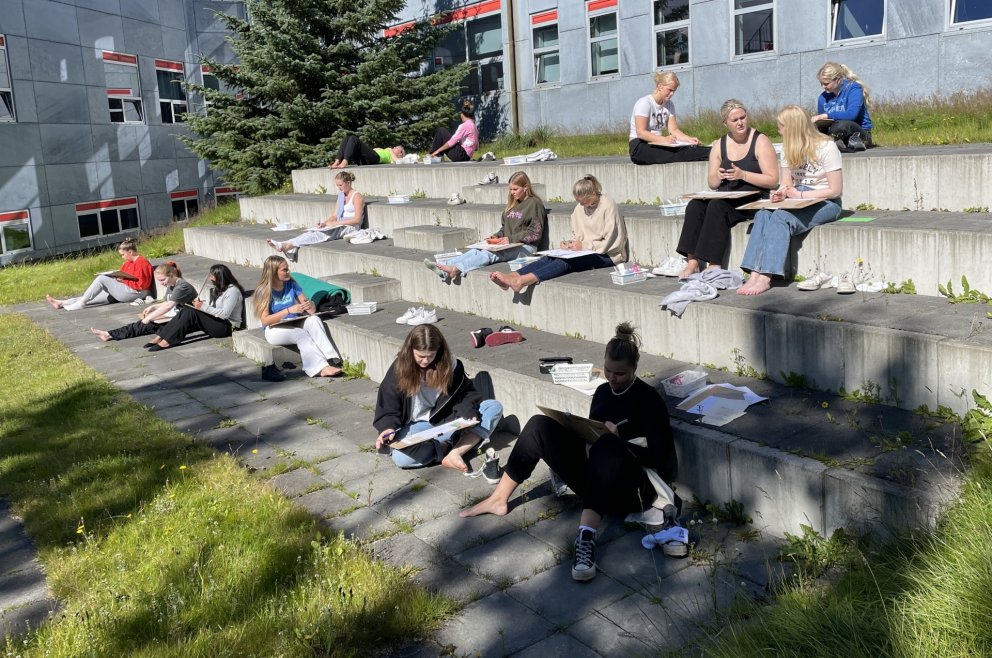 Skapað í blíðunni