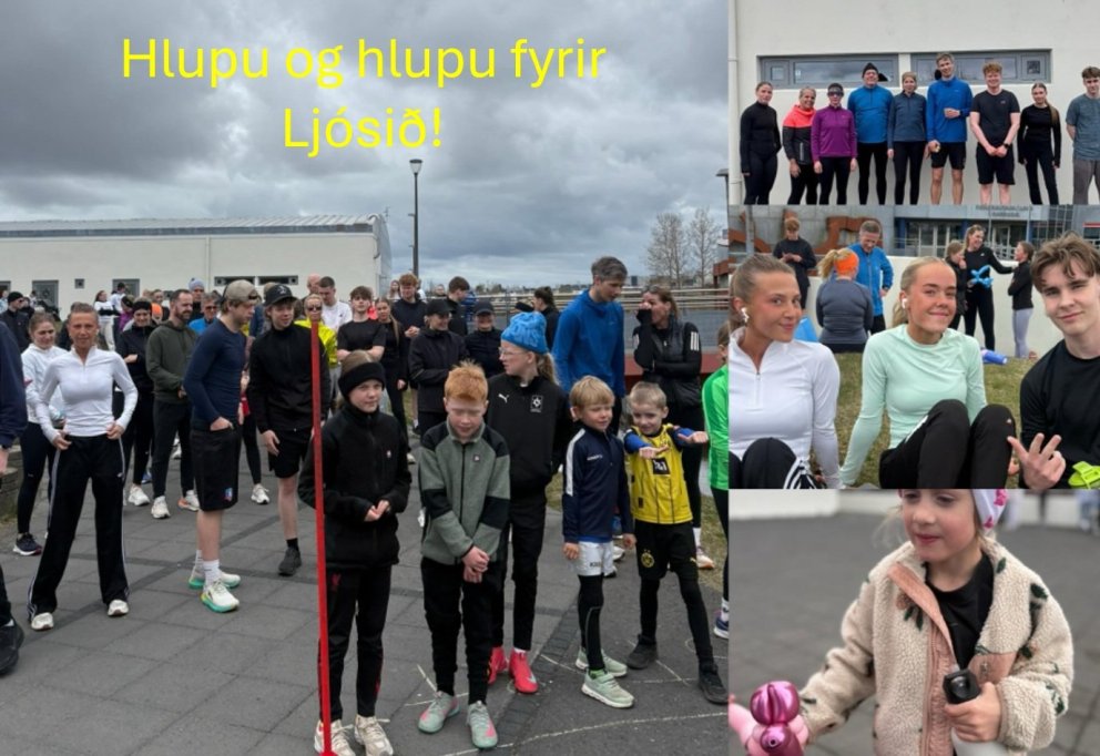 Alls söfnuðust um 200.000 krónur fyrir Ljósið.