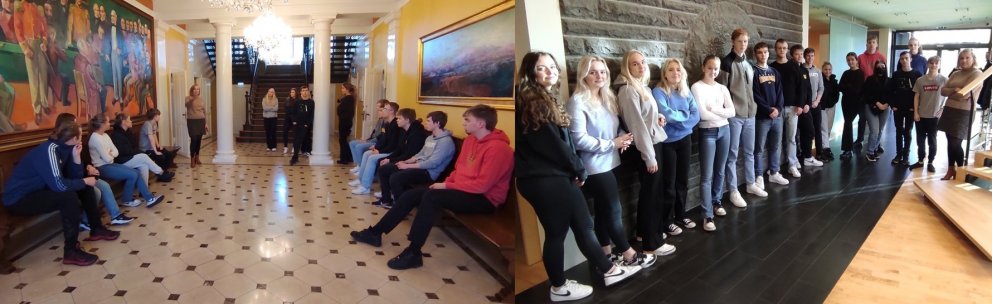 Stjórnmálafræðinemar á þingi