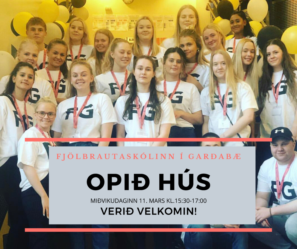 Opið hús 11.mars - allir velkomnir!