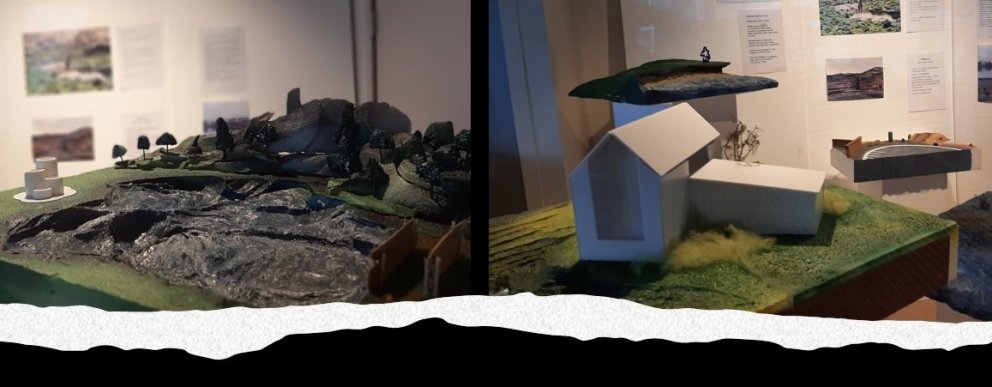 Skúlptúrar frá nemendum Sari í Fgallerí.