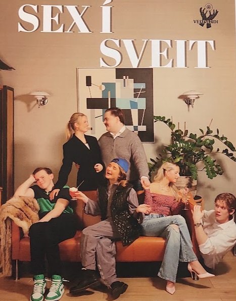 Sex í sveit er(u) að fara á sviðið í FG.