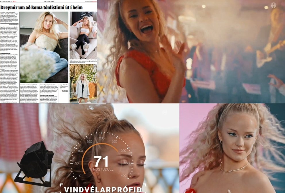 Sigga Ózk, fyrrum nemandi FG, keppir nú um að komast í Eurovision