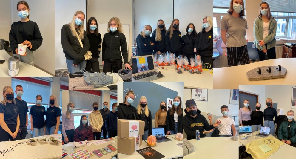 Nemendur kynntu afurðir hjá Tinnu