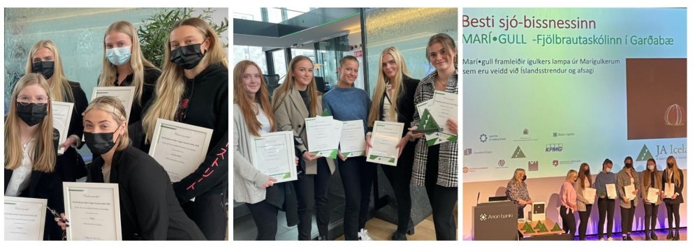 Ungir frumkvöðlar úr FG gerðu það gott