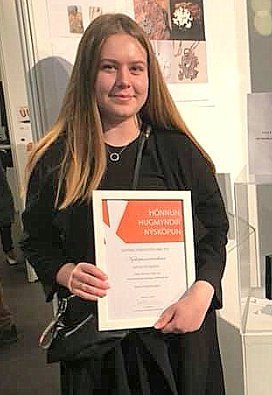 Fékk verðlaun fyrir neyðarhnapp