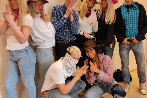 Jííha! Kúrekar á göngum FG!