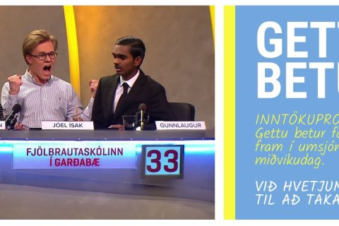 FG vann Gettu betur í fyrsta sinn árið 2018 og þá var gaman.