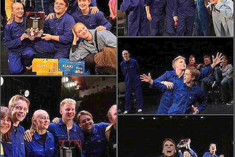 Verðandi (eru) snillingar. Unnu enn eina spunakeppnina.