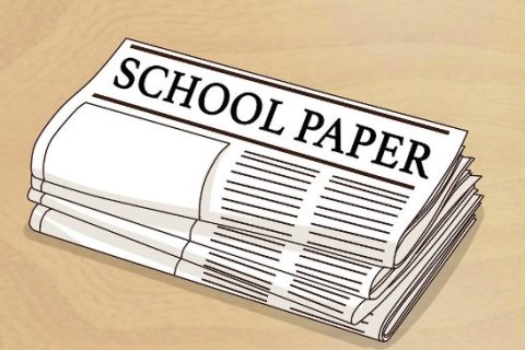 Skólablað á ensku