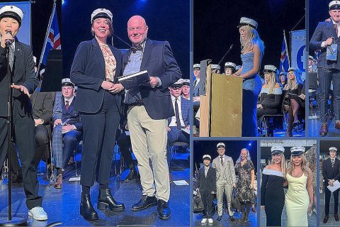 Svipmyndir frá brautskráningu á haustönn 2023.