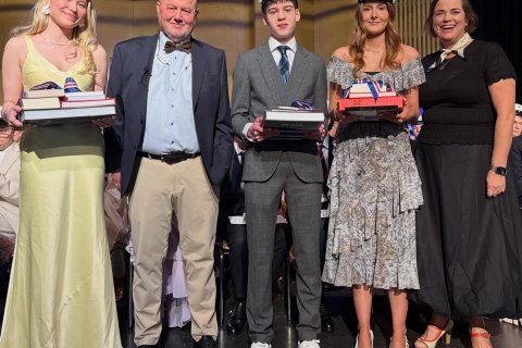 Frá vinstri: Helga Sóley Waagfjörð, Kristinn Þorsteinsson, Jónas Breki Guðmundsson, Helga Vala Ólafs&hellip;