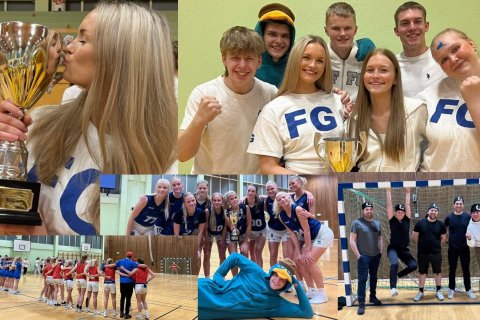 Mikið fjör var þegar FG vann 