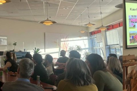 Frá foreldrakvöldi FG þann 10.mars síðastliðinn, sem tókst vel.