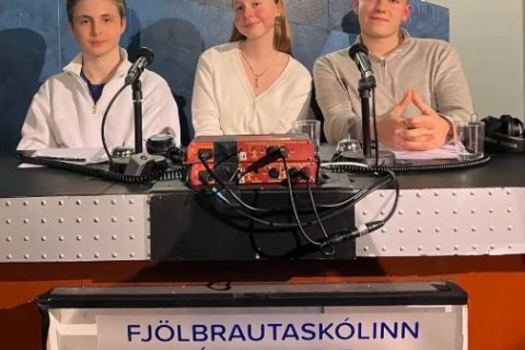 Árni, Katla og Hörður unnu Kvennó. Vel gert!