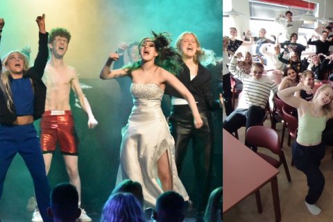 Grettir frumsýndur og pizza-partý í boði FG að frumsýningu lokinni.