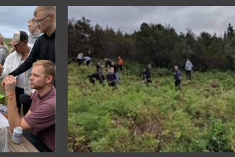 Umhverfisvika var haldin í FG um miðjan september.