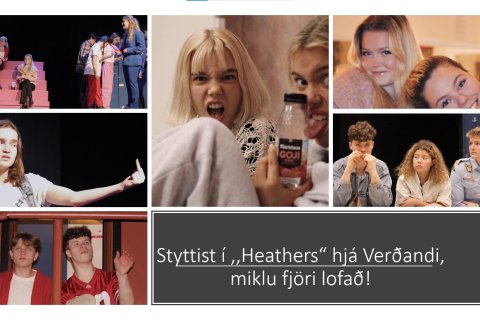 Það styttist í frumsýninguna á söngleiknum Heathers í FG