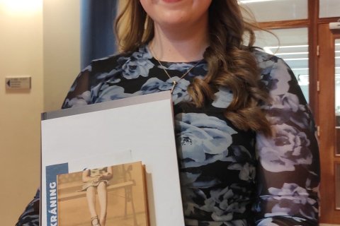 Þórunn Erla Erlendsdóttir var með bestan námsárangur að þessu sinni.