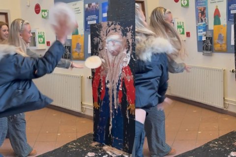 Látið vaða á Kristinn skólameistara, allt jú í nafni fjáröflunar.