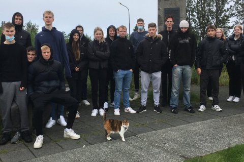 Mjá, mjá, sagði kisa og stal senunni