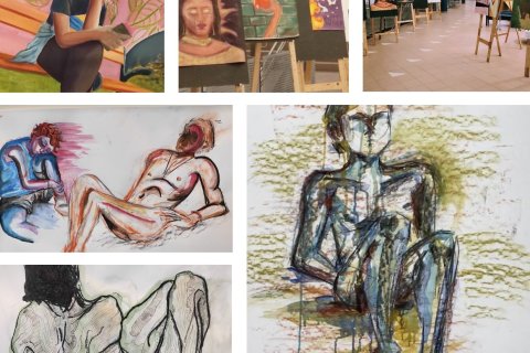 Dæmi um listsköpun nemenda í FG á haustönn