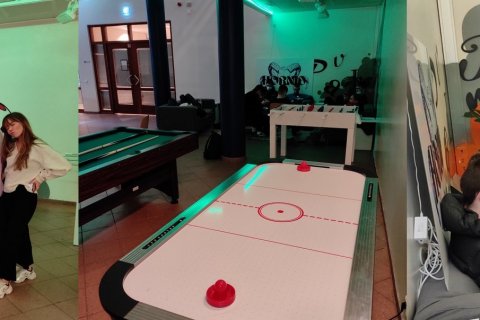 Bæði hægt að læra og leika sér í nýju rými í kjallara FG - ,,það er leikur að læra