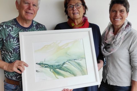 FG fékk vatnslitamynd