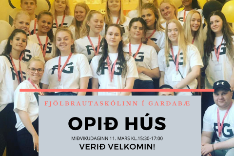 Opið hús 11.mars - allir velkomnir!
