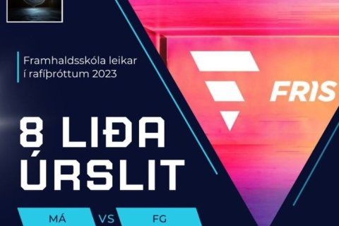 Lið FG í rafsporti verður sífellt betra, keppir við MÁ á morgun.