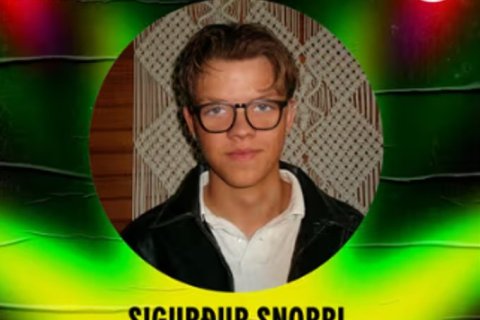 Sigurður Snorri er fulltrúi FG í Söngkeppni framhaldsskólanna á laugardaginn.