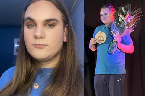 Sigmundur Kári Kristjánsson lenti í öðru sæti með eigin dans.