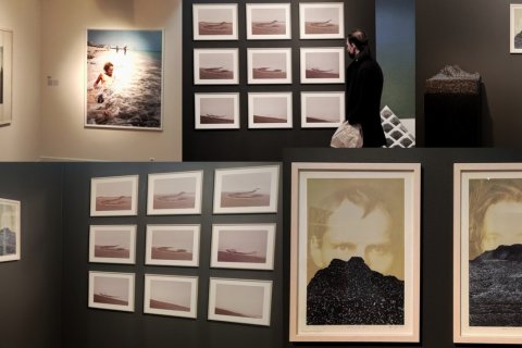 Hluti verka Stefáns Jónssonar, sem eru nú til sýnis á Listasafni Íslands